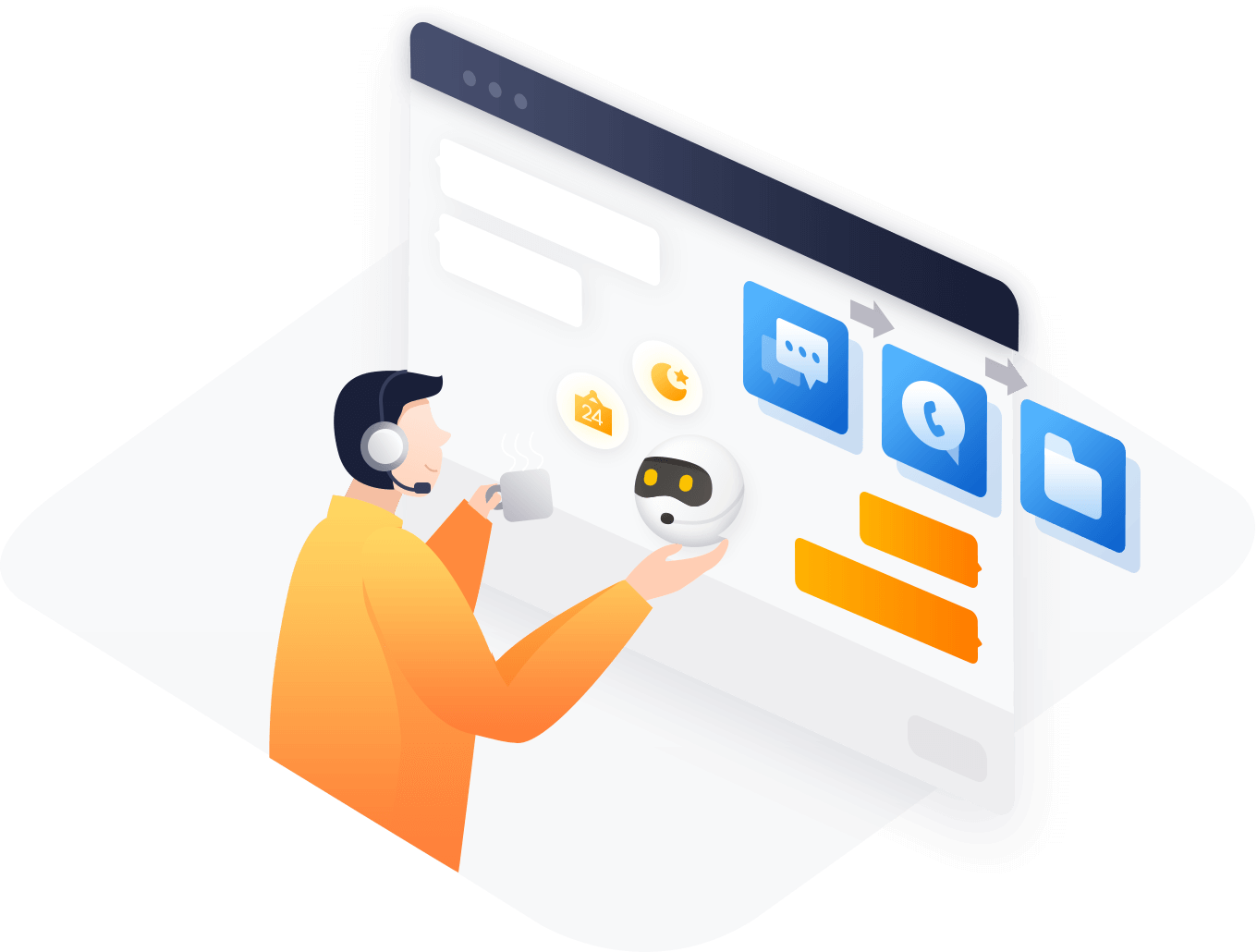 多种工作模式的智能机器人